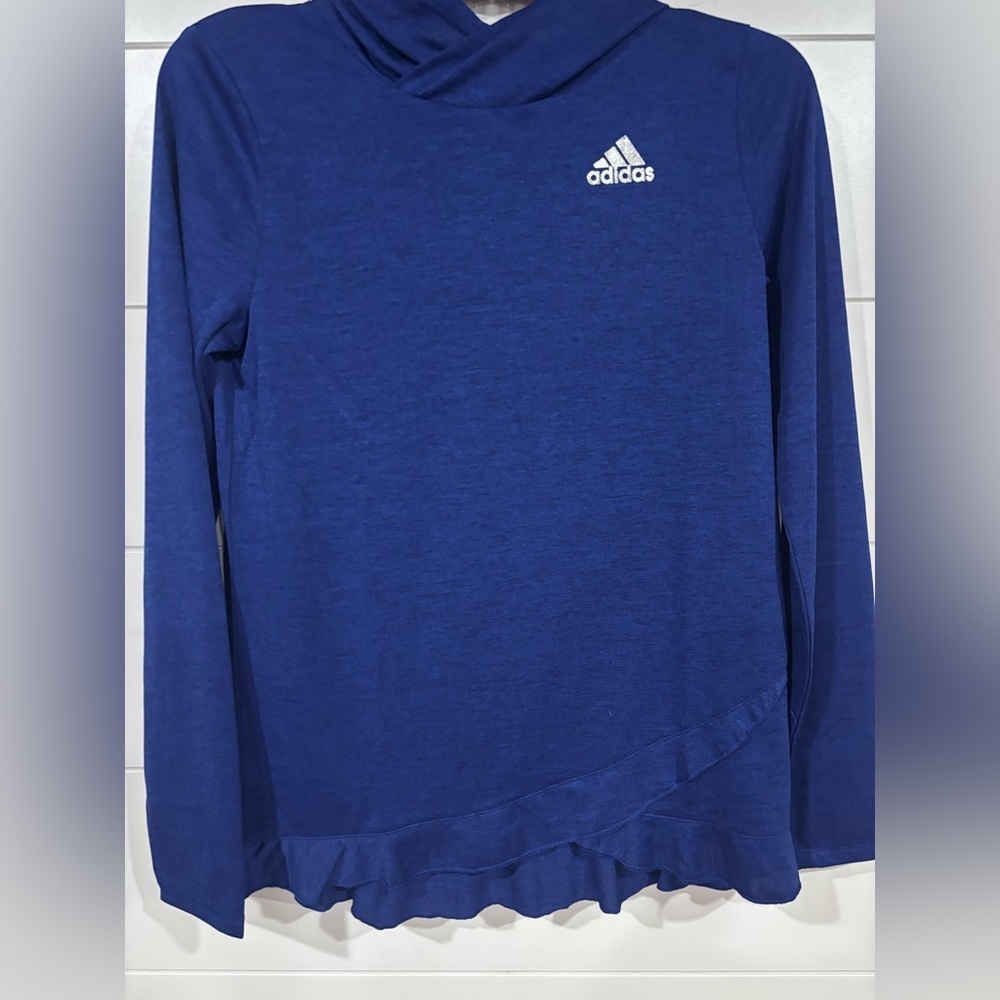Adidas Kids Royal Blue Long Sleeve Tee